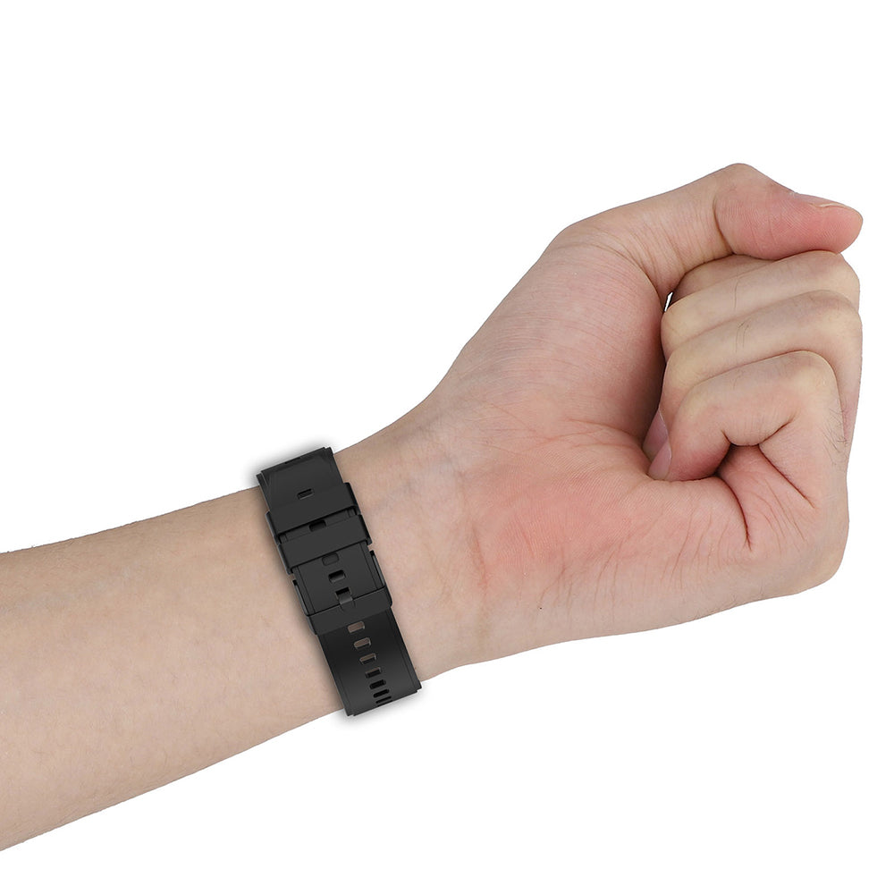 Techsuit W026 band voor Samsung Galaxy Watch / Huawei Watch Series, 20mm, Donkergroen
