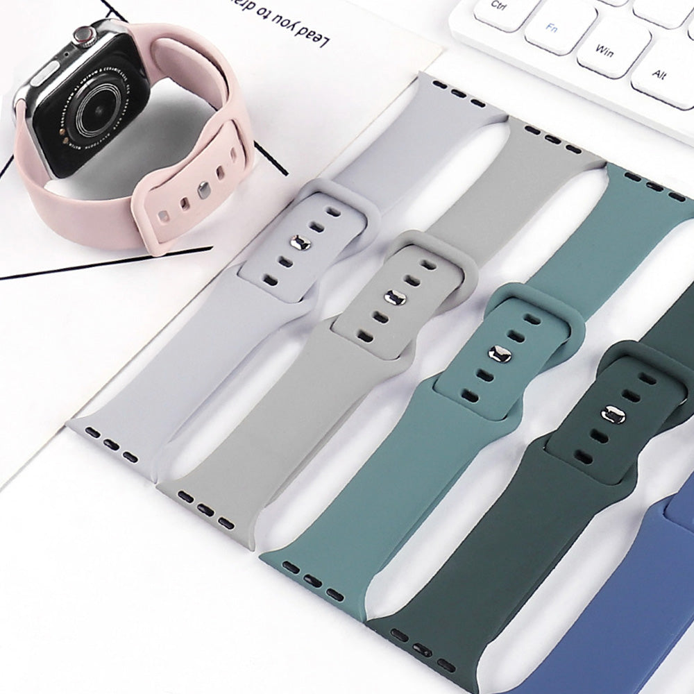 Techsuit W031 Armband für Apple Watch 49mm / 46mm / 45mm / 44mm / 42mm Serie, Grau