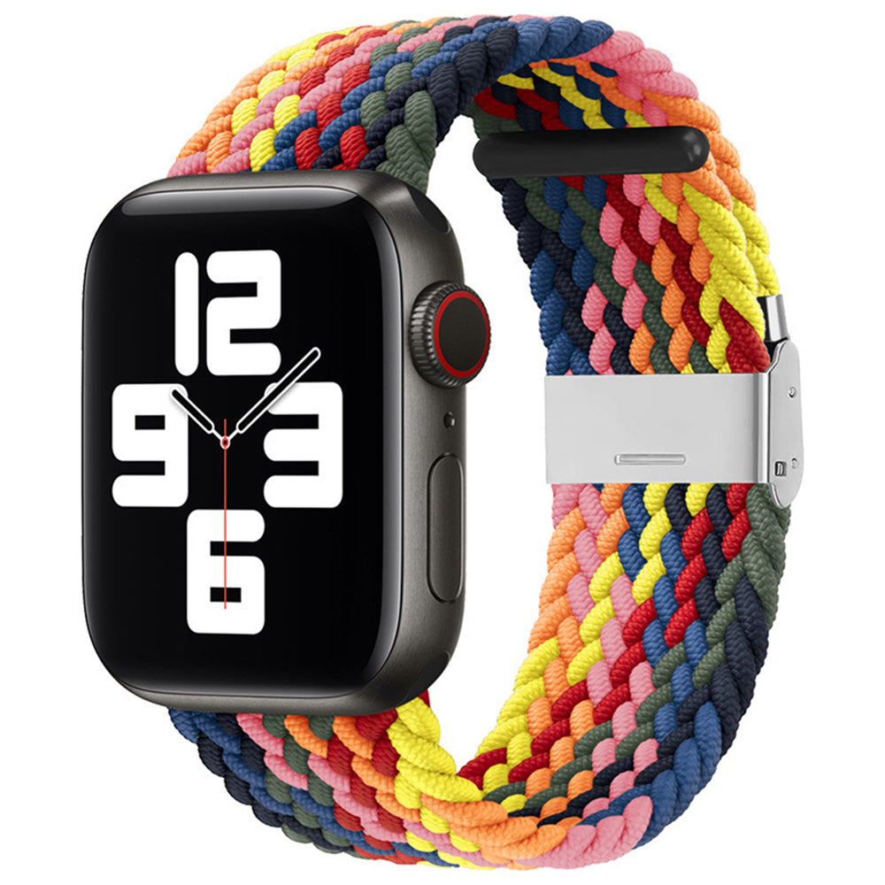 Techsuit W032 Armband für Apple Watch 42mm / 41mm / 40mm / 38mm Serie, Rosa Multicolor