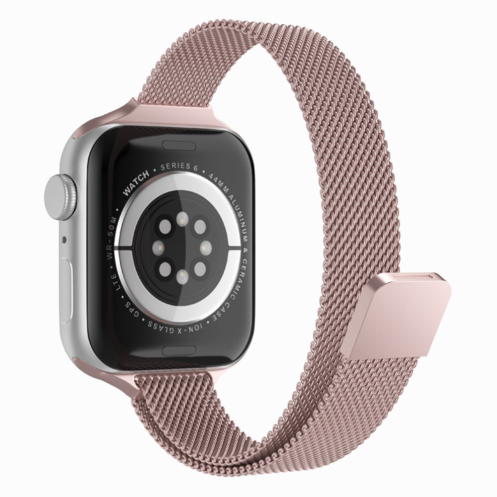 Bracelet Techsuit W034 pour Apple Watch 49mm / 46mm / 45mm / 44mm / 42mm Series, Rose