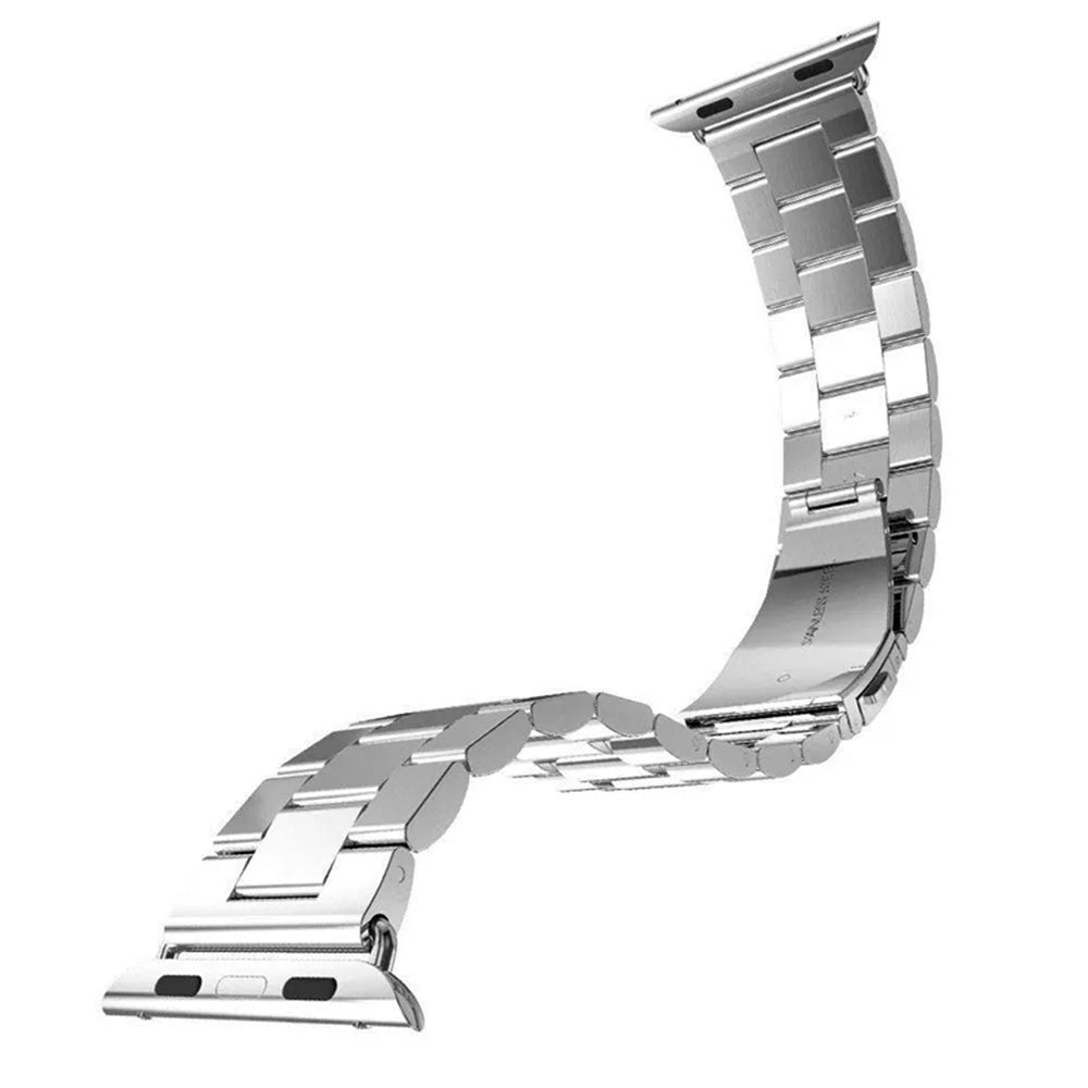 Techsuit W036 Armband für Apple Watch 42mm / 41mm / 40mm / 38mm Serie, Silberfarben
