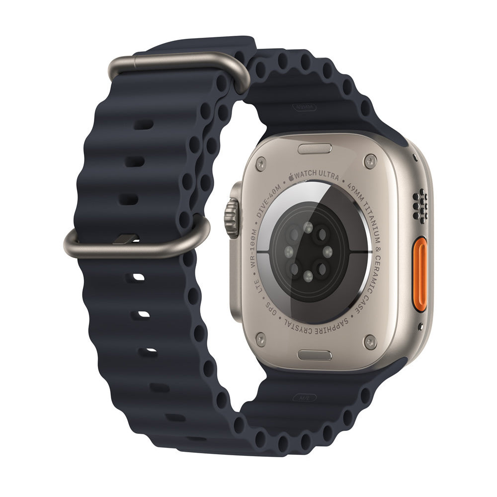 Bracelet Techsuit W038 pour Apple Watch 42mm / 41mm / 40mm / 38mm Series, Noir