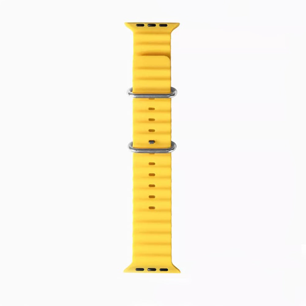 Techsuit W038 band voor Apple Watch 49mm / 46mm / 45mm / 44mm / 42mm Series, Geel