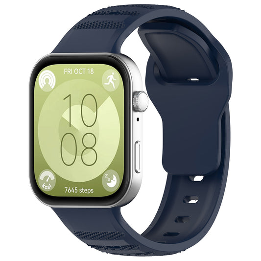 Techsuit W050 band voor Huawei Watch Fit 4 Pro / Watch Fit 4 / Watch Fit 3, Blauw