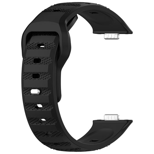 Techsuit W050 band voor Huawei Watch Fit 4 Pro / Watch Fit 4 / Watch Fit 3, Zwart
