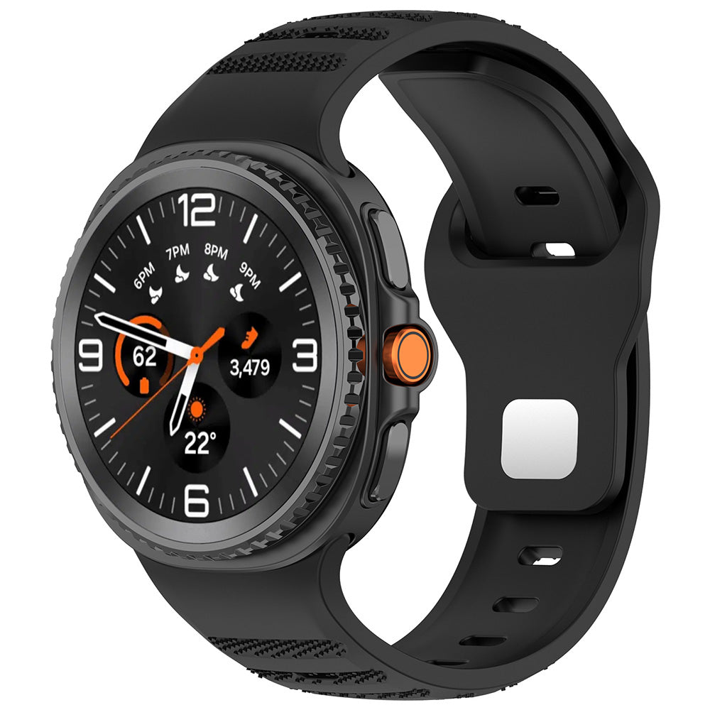 Techsuit W050 band voor Samsung Galaxy Watch8 / Watch8 Classic Series, Zwart
