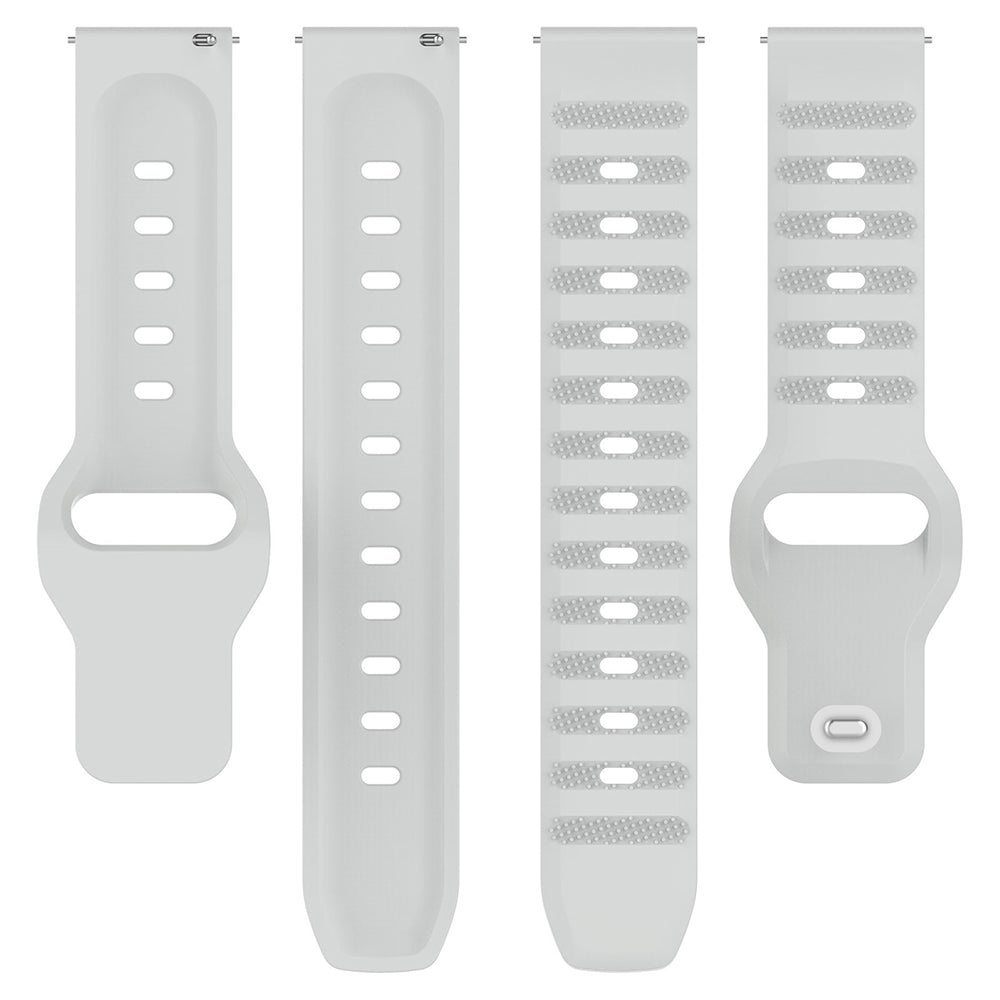 Bracelet Techsuit W050 pour Samsung Galaxy Watch / Huawei Watch Series, 20mm, Gris
