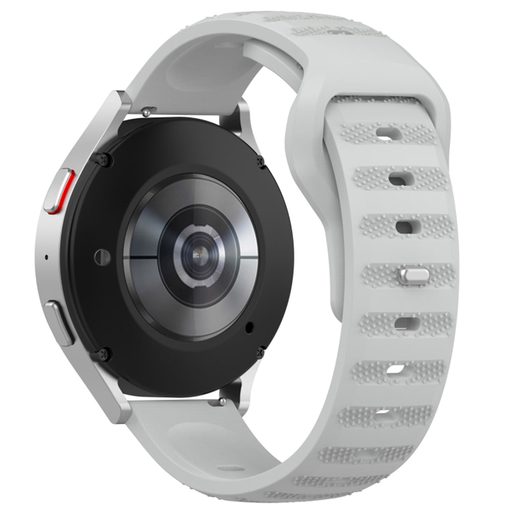 Bracelet Techsuit W050 pour Samsung Galaxy Watch / Huawei Watch Series, 20mm, Gris