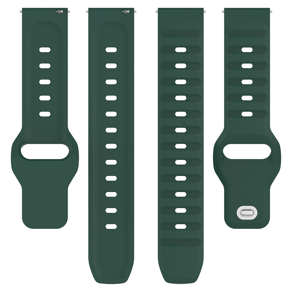 Techsuit W050 band voor Samsung Galaxy Watch / Huawei Watch Series, 20mm, Groen