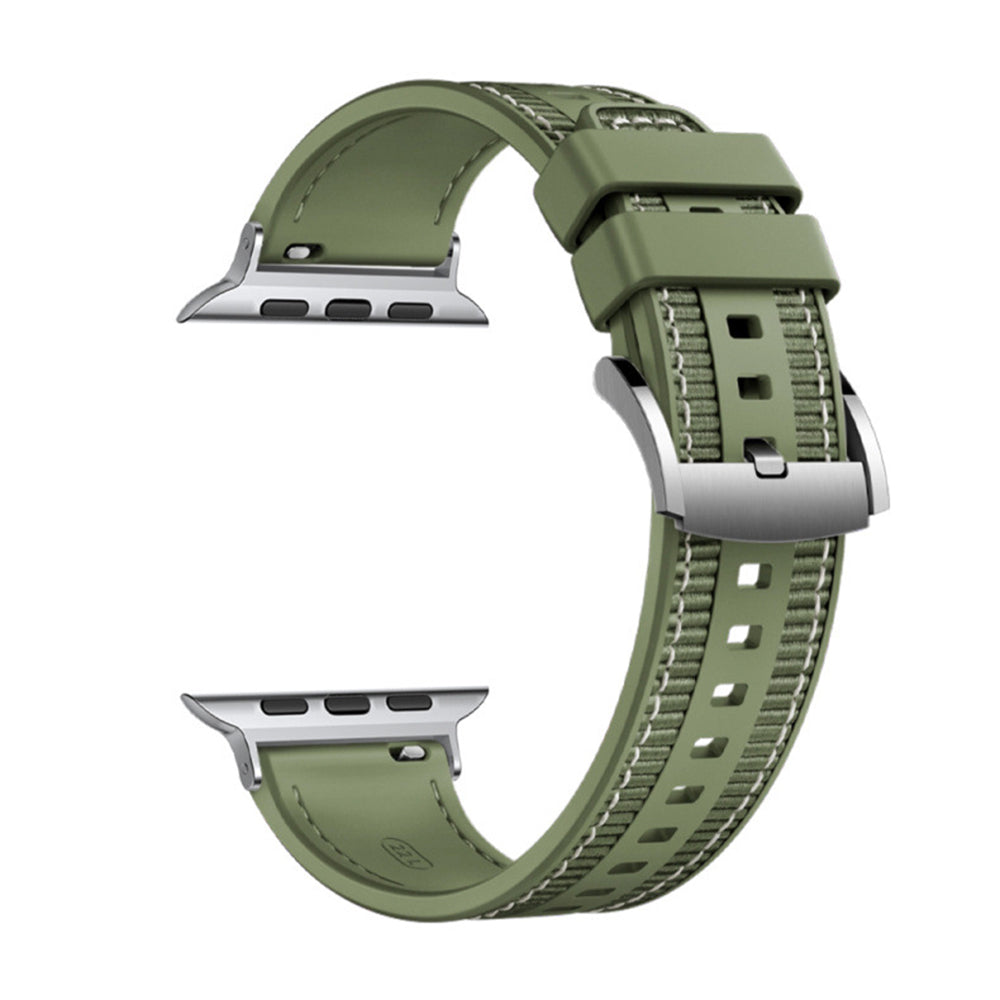 Techsuit W051 band voor Apple Watch 42mm / 41mm / 40mm / 38mm Series, Groen
