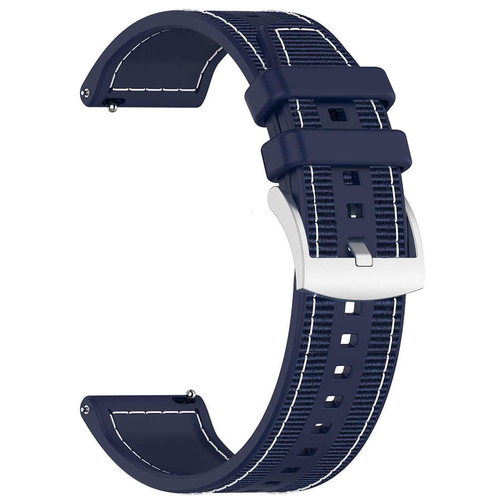 Techsuit W051 band voor Huawei Watch / Xiaomi Watch Series, 22mm, Donkerblauw
