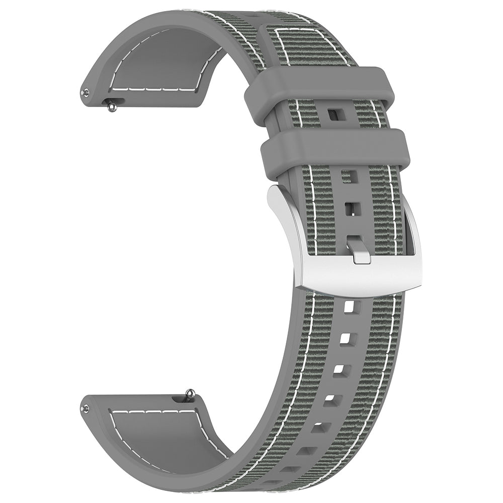Techsuit W051 Armband für Huawei Watch / Xiaomi Watch Series, 22mm, Grau
