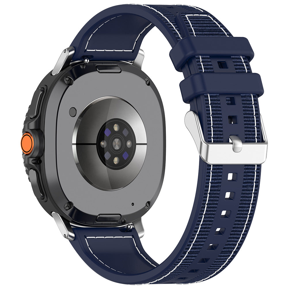 Techsuit W051 Armband für Samsung Galaxy Watch8 / Watch8 Classic Series, Dunkelblau