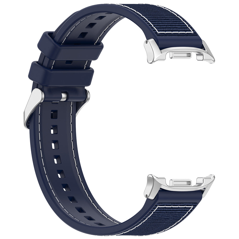 Techsuit W051 Armband für Samsung Galaxy Watch8 / Watch8 Classic Series, Dunkelblau