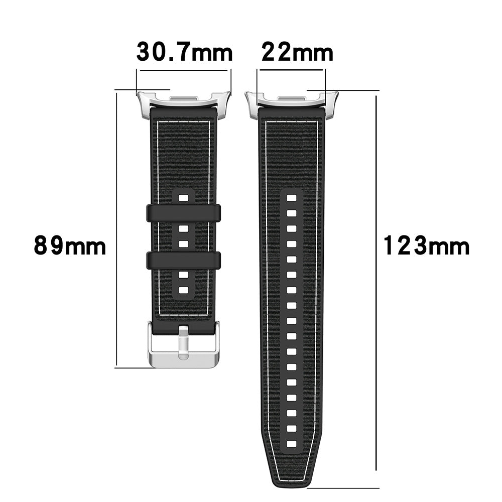 Techsuit W051 Armband für Samsung Galaxy Watch8 / Watch8 Classic Series, Dunkelblau