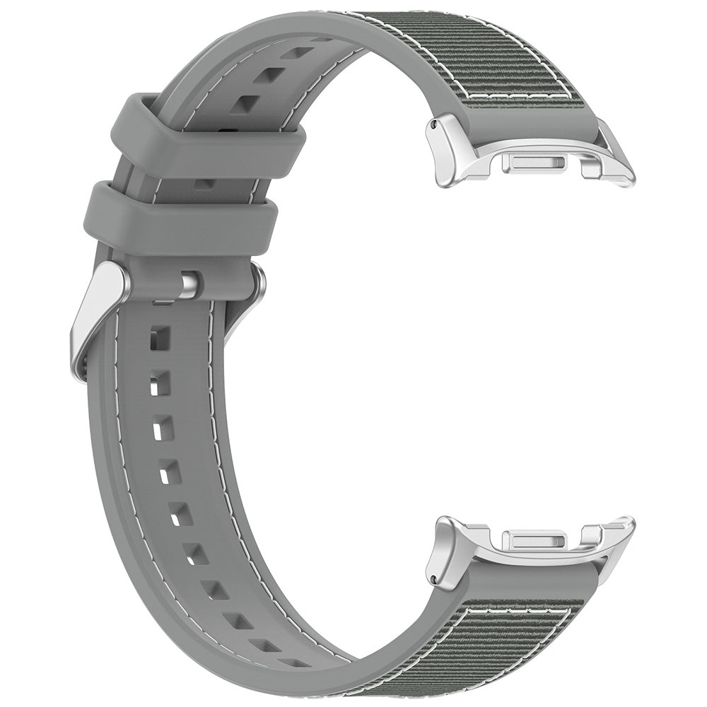 Techsuit W051 Armband für Samsung Galaxy Watch 8 Classic / Watch8 44mm / Watch 8 40mm, Grau