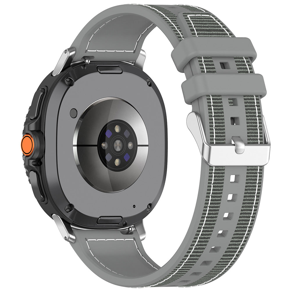 Techsuit W051 Armband für Samsung Galaxy Watch 8 Classic / Watch8 44mm / Watch 8 40mm, Grau