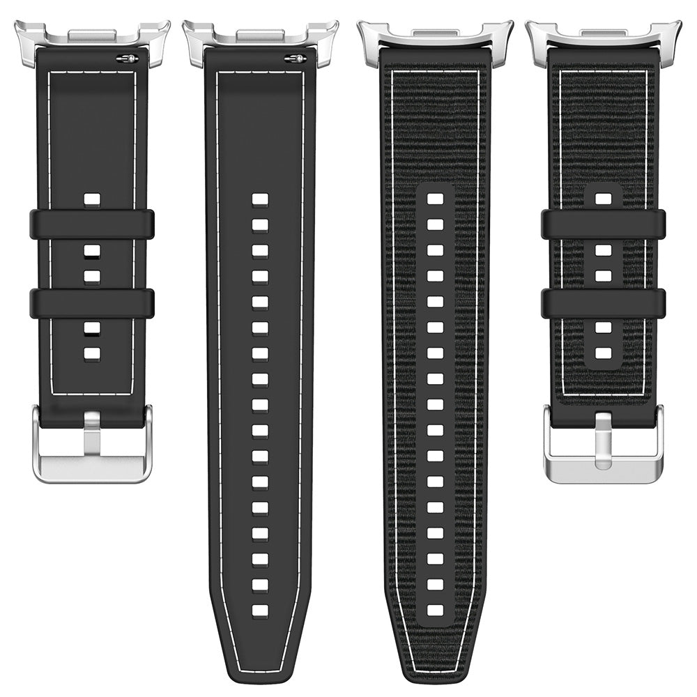 Techsuit W051 Armband für Samsung Galaxy Watch8 / Watch8 Classic Series, Schwarz