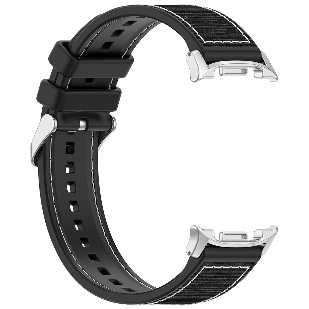 Techsuit W051 Armband für Samsung Galaxy Watch8 / Watch8 Classic Series, Schwarz