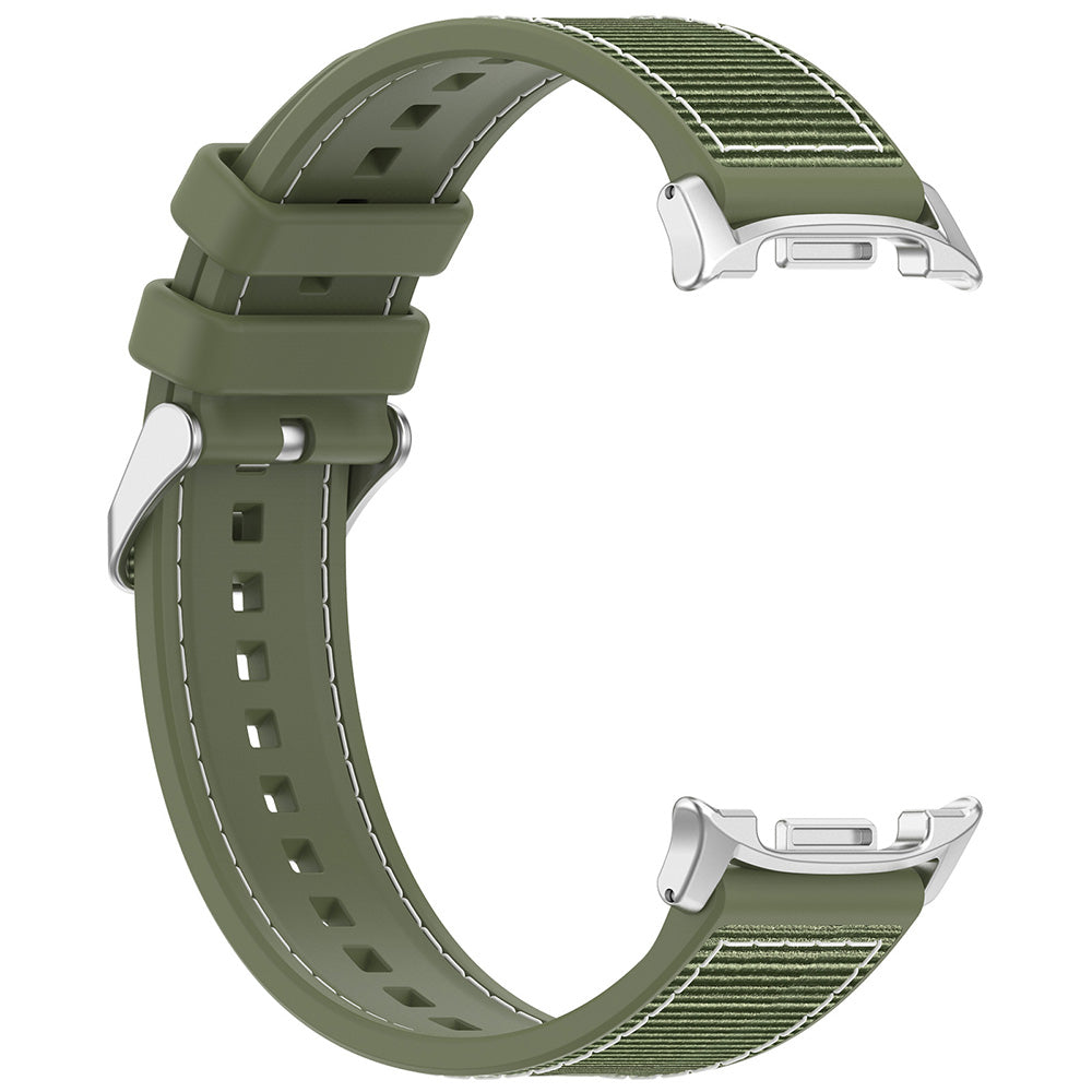 Techsuit W051 Armband für Samsung Galaxy Watch 8 Classic / Watch8 44mm / Watch 8 40mm, Grün
