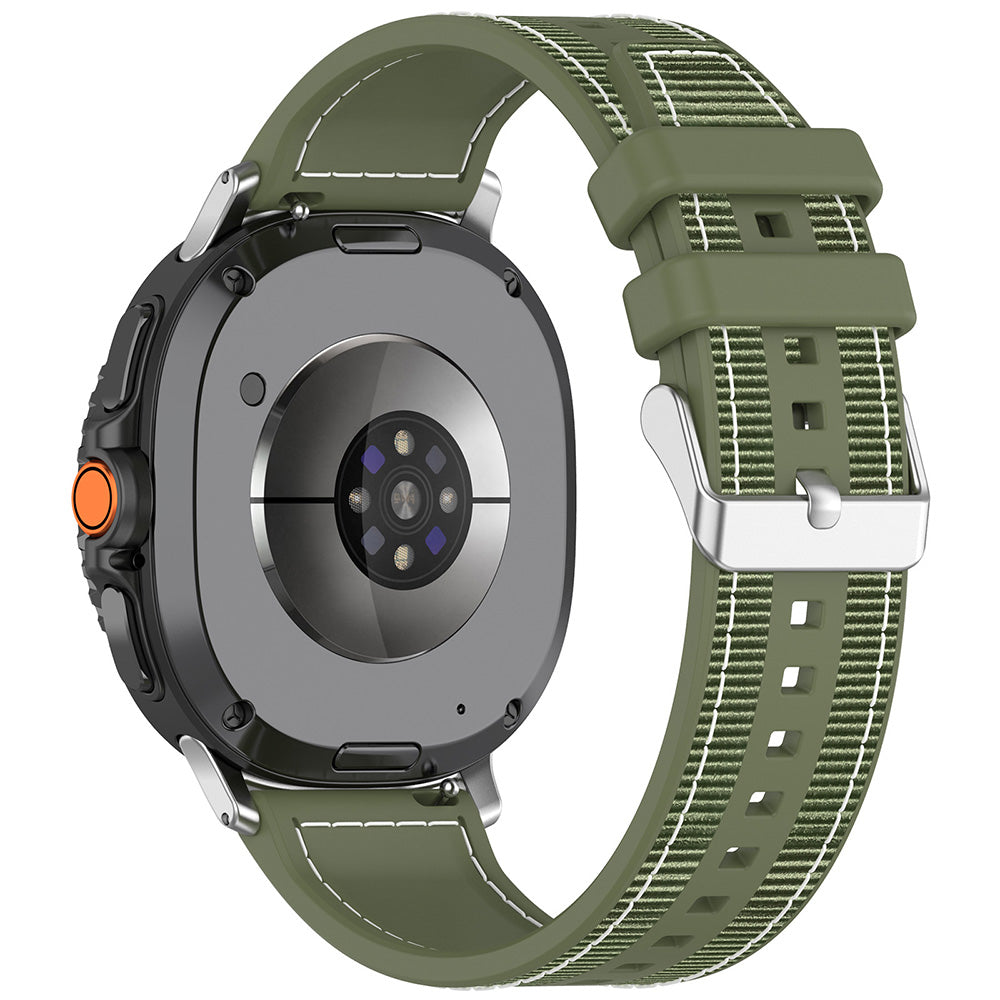 Techsuit W051 Armband für Samsung Galaxy Watch 8 Classic / Watch8 44mm / Watch 8 40mm, Grün