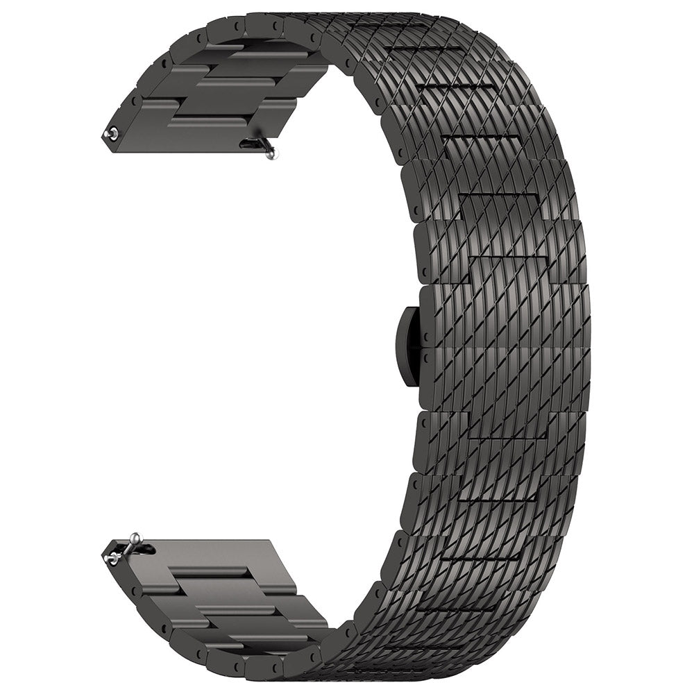 Bracelet Techsuit W052 pour Samsung Galaxy Watch / Huawei Watch Series, 20mm, Noir