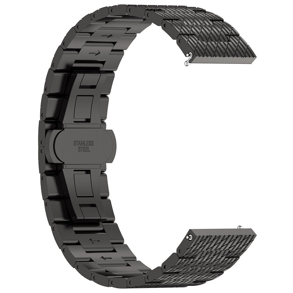 Bracelet Techsuit W052 pour Samsung Galaxy Watch / Huawei Watch Series, 20mm, Noir