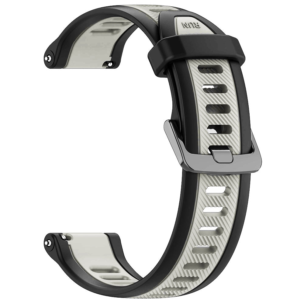 Techsuit W053 band voor Huawei Watch / Garmin Watch Series, 18mm, Grijs