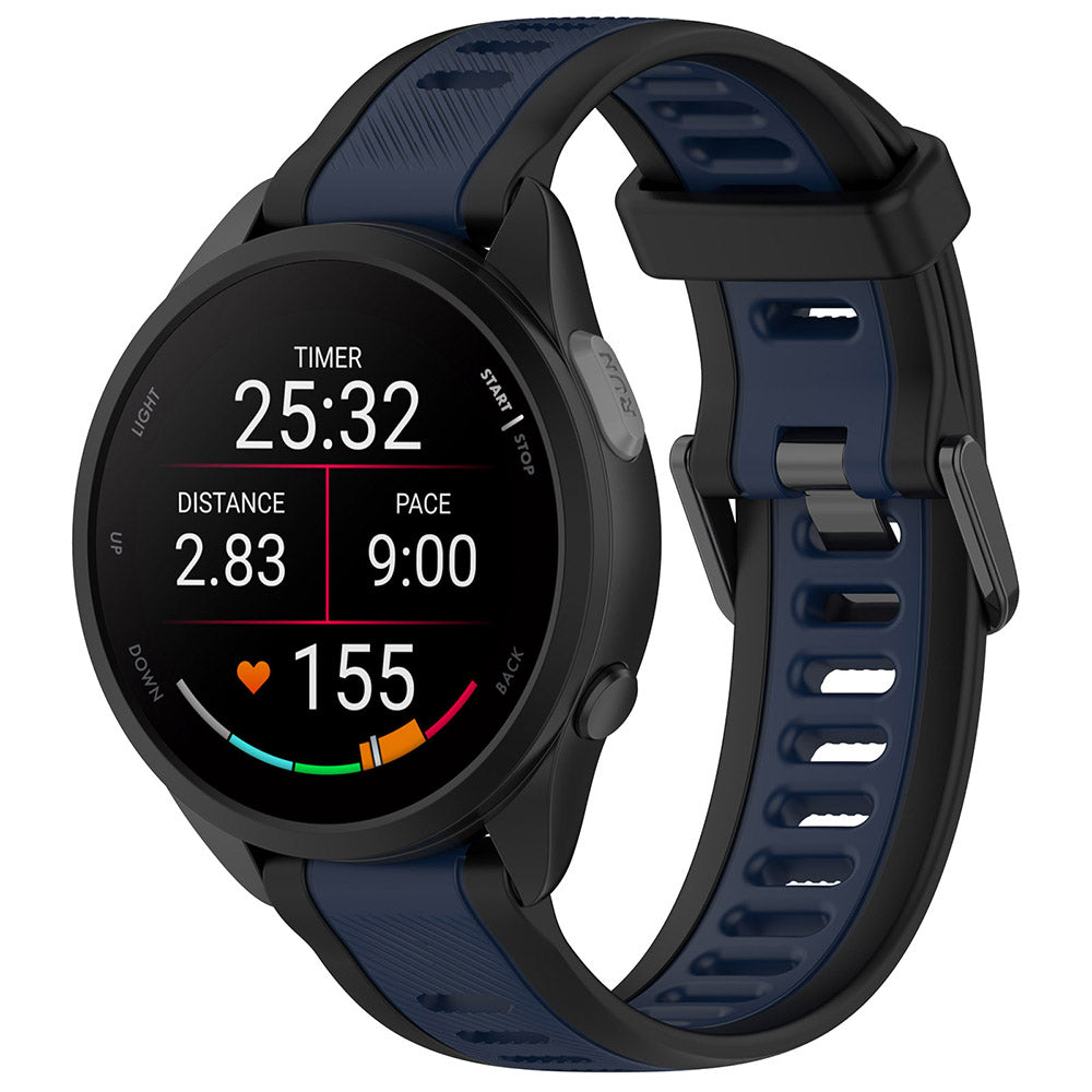 Techsuit W053 band voor Samsung Galaxy Watch / Huawei Watch Series, 20mm, Donkerblauw