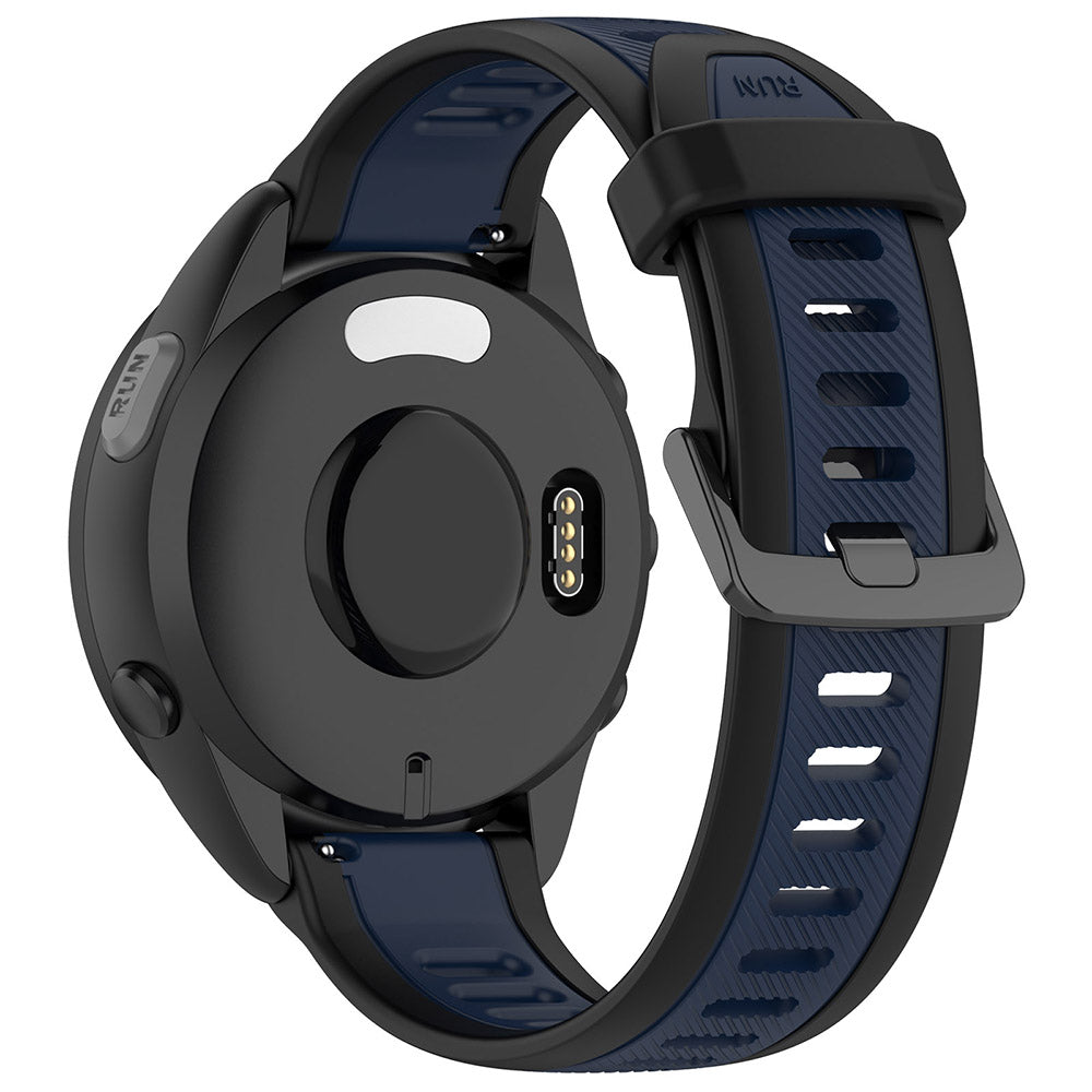 Techsuit W053 band voor Samsung Galaxy Watch / Huawei Watch Series, 20mm, Donkerblauw