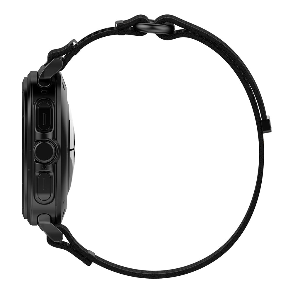 Techsuit W054 band voor Samsung Galaxy Watch Ultra, Zwart Grijs