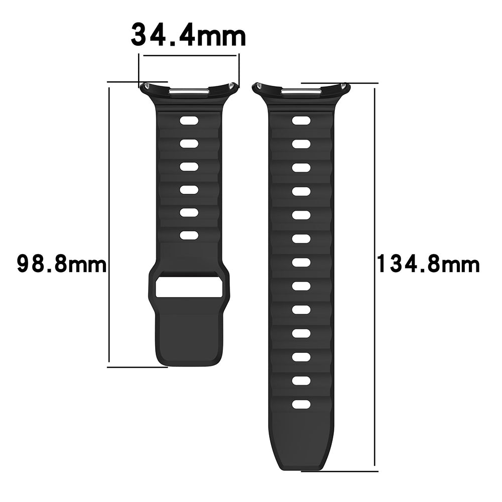 Techsuit W055 Armband für Samsung Galaxy Watch Ultra, Marineblau