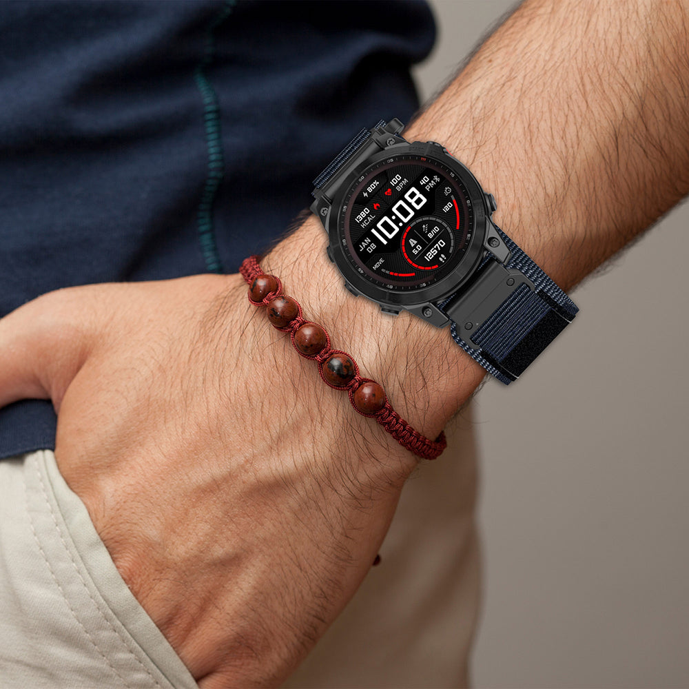 Techsuit W057 band voor Garmin Watch Fenix Series, 26mm, Gri