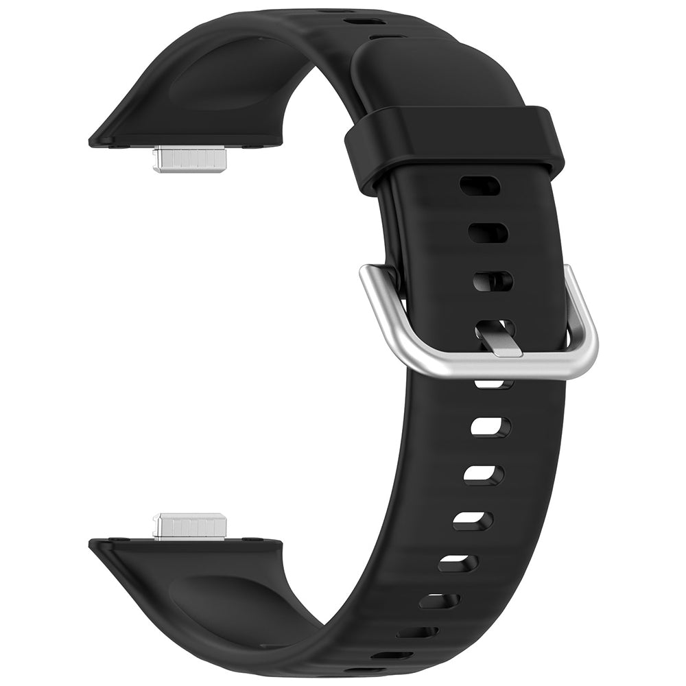 Techsuit W061 Armband für Huawei Watch Fit 4 Pro / Fit 4 / Fit 3, Schwarz