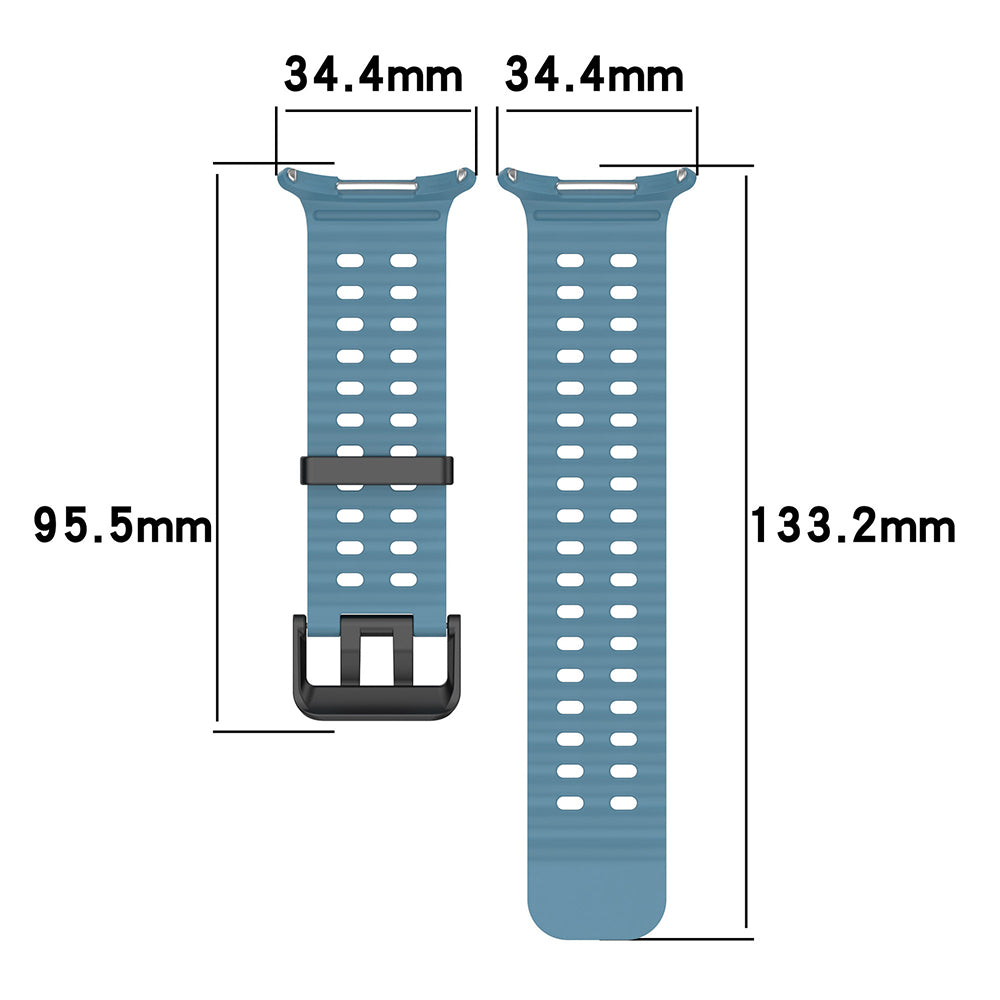 Techsuit W062 band voor Samsung Galaxy Watch Ultra, Marineblauw