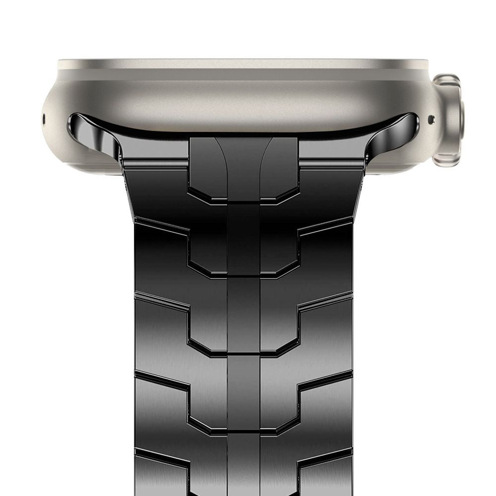 Techsuit W063 band voor Apple Watch 49mm / 46mm / 45mm / 44mm / 42mm Series, Zilverkleurig