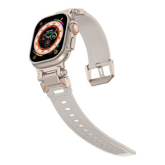 Bracelet Techsuit W064 pour Apple Watch 49mm / 46mm / 45mm / 44mm / 42mm Series, Argenté