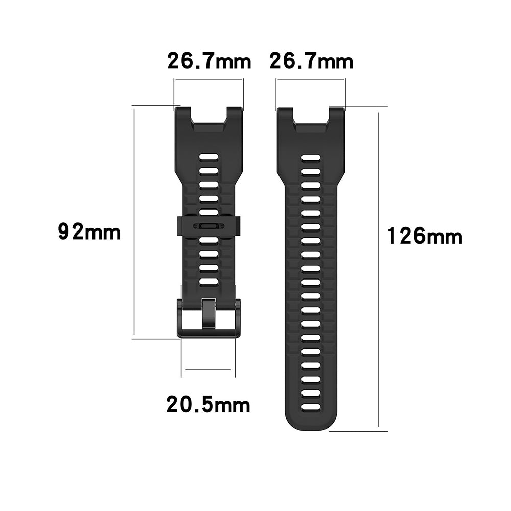 Techsuit W067 Armband für Amazfit T-Rex Pro / T-Rex, Schwarz