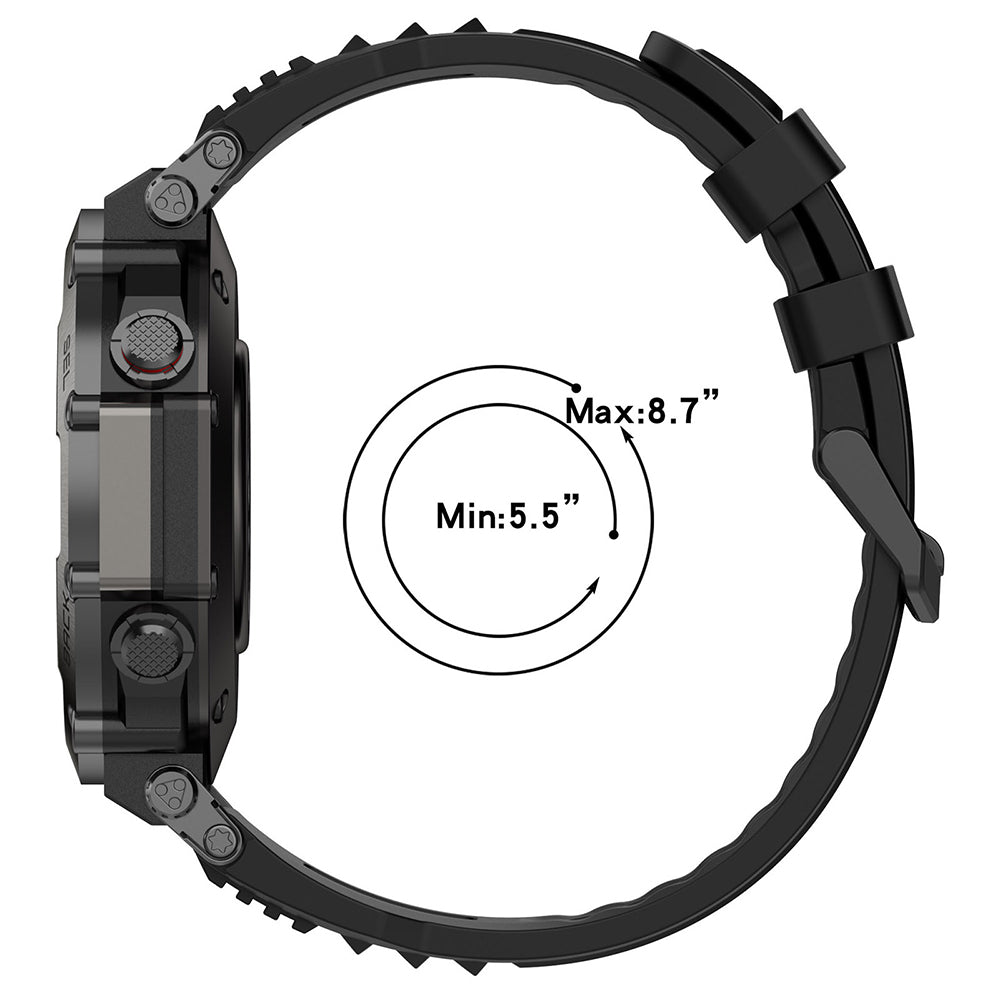 Techsuit W067 band voor Amazfit T-Rex Ultra, Beige