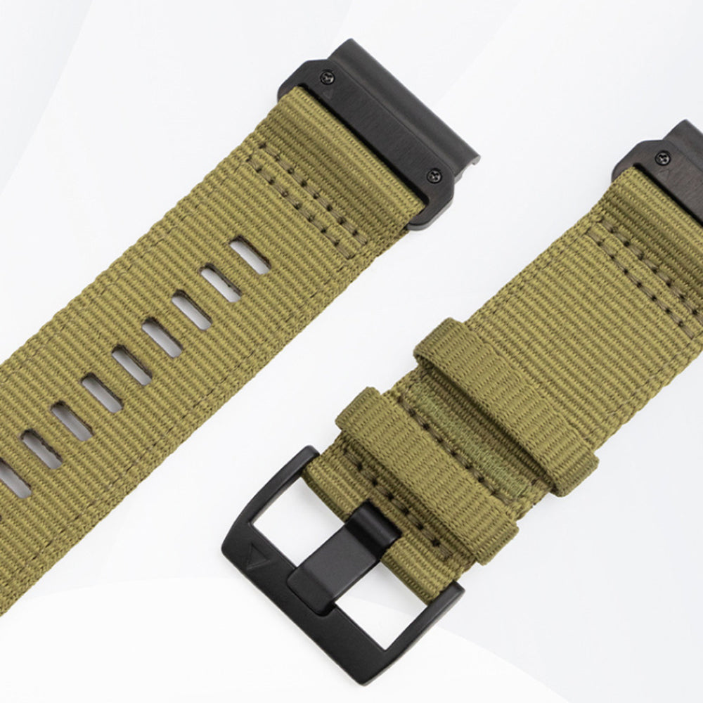 Bracelet Techsuit W070 pour Garmin Watch Fenix Series, 26mm, Noir