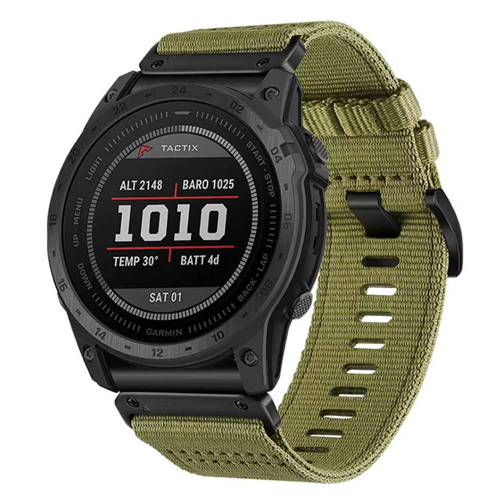 Techsuit W070 band voor Garmin Watch Fenix Series, 26mm, Groen