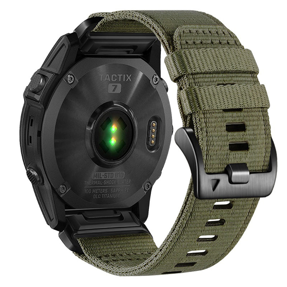 Techsuit W070 band voor Garmin Watch Fenix Series, 26mm, Donkergroen