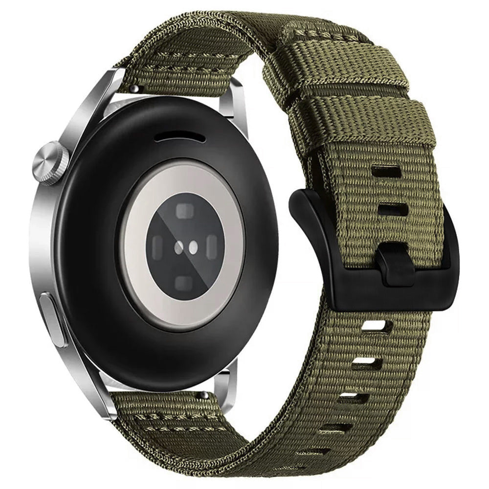 Techsuit W070 band voor Samsung Galaxy Watch / Huawei Watch Series, 22mm, Donkergroen
