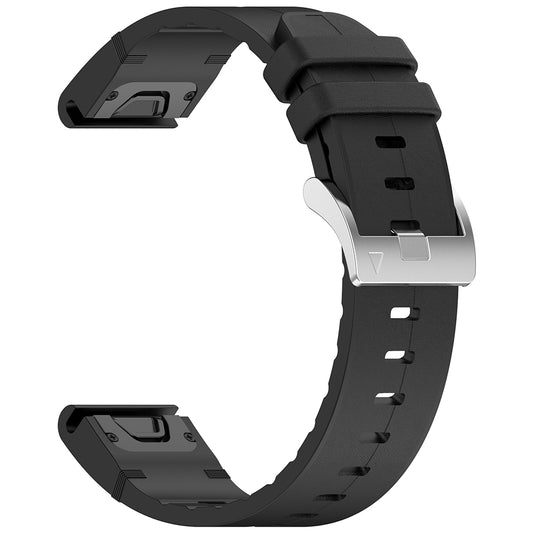 Techsuit W071 band voor Garmin Instinct / Approach / Fenix Watch Series, 20mm, Zwart