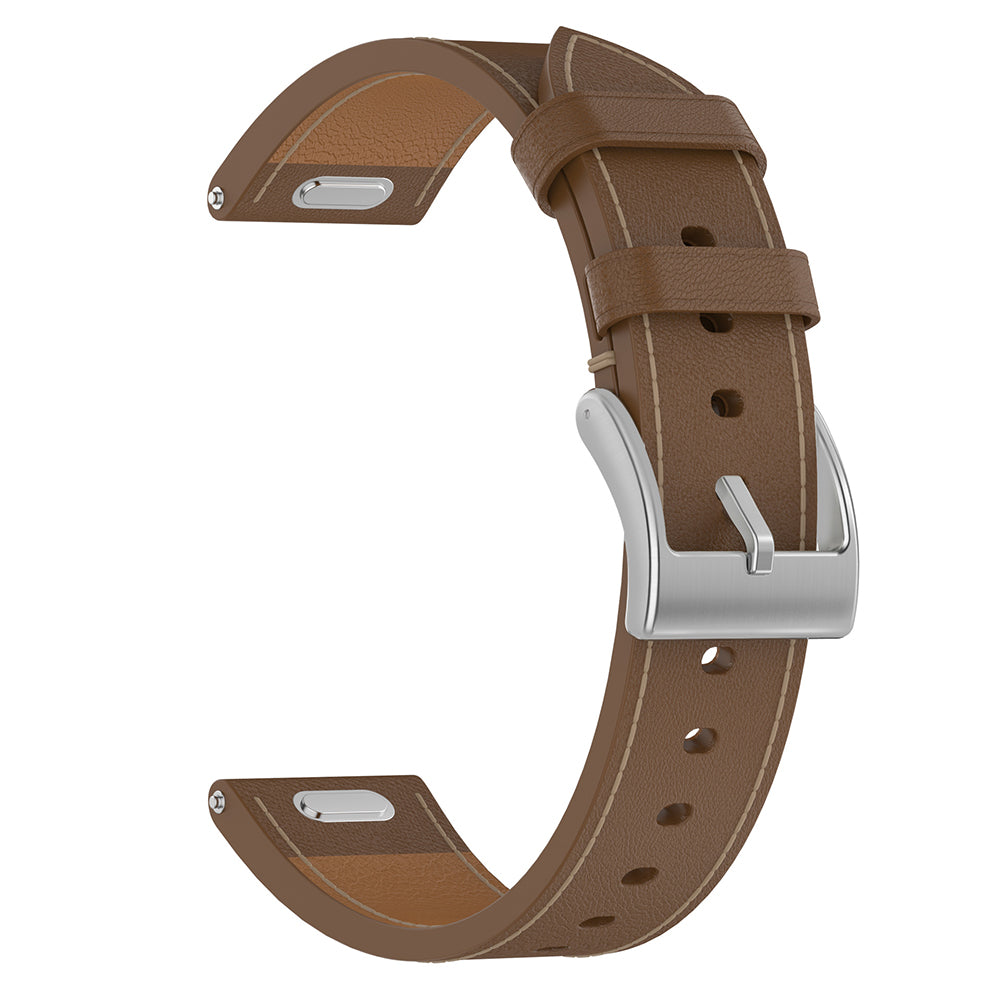 Techsuit W073 band voor Huawei Watch / Garmin Watch Series, 18mm, Bruin