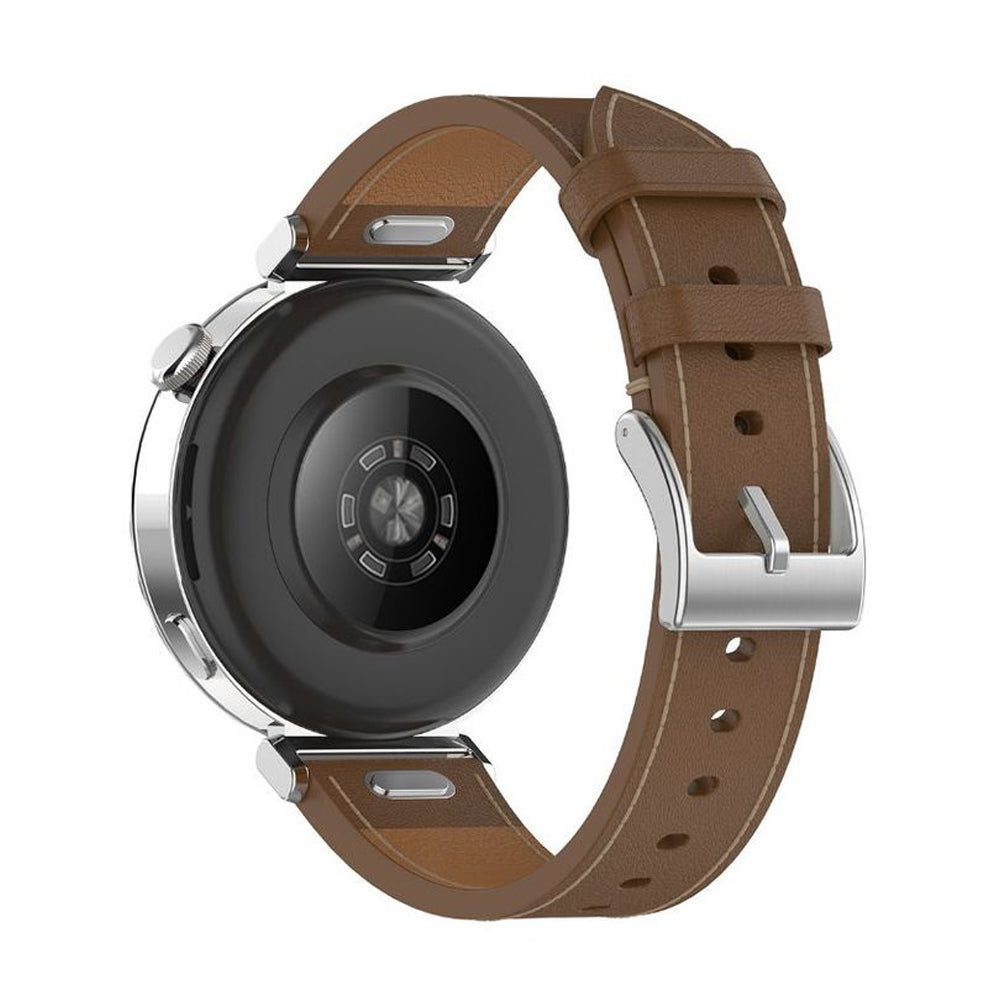 Techsuit W073 band voor Huawei Watch / Garmin Watch Series, 18mm, Bruin