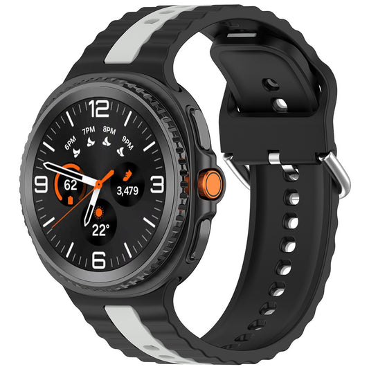 Techsuit W078 band voor Samsung Galaxy Watch 8 Classic / Watch8 44mm / Watch 8 40mm, Zwart