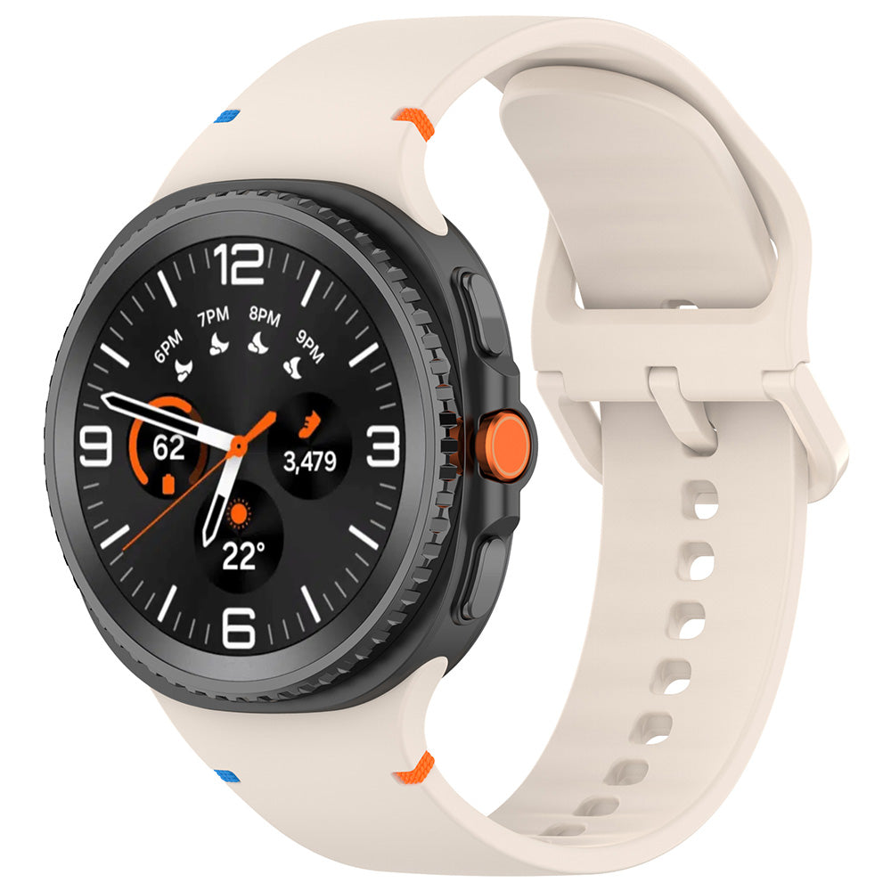 Techsuit W079-band voor Samsung Galaxy Watch8 / Watch8 Classic-serie, beige
