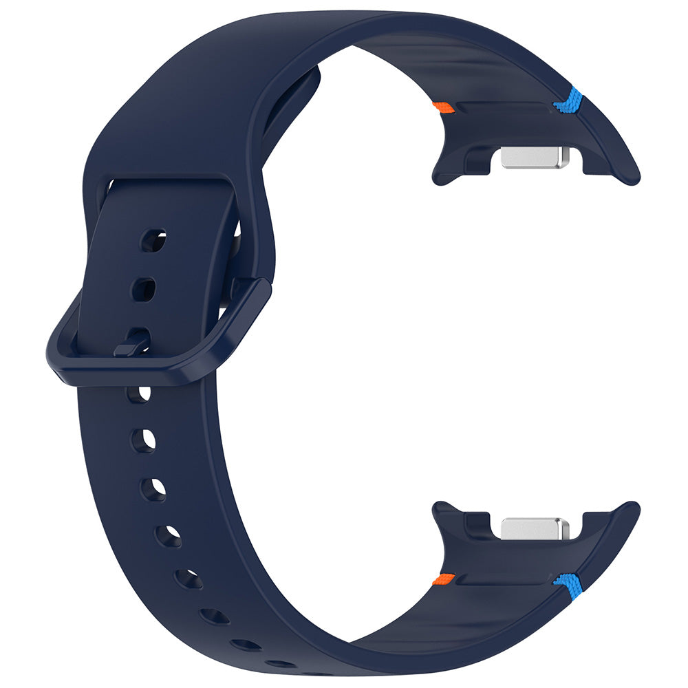 Bracelet Techsuit W079 pour Samsung Galaxy Watch 8 Classic / Watch8 44mm / Watch 8 40mm, Bleu Marine