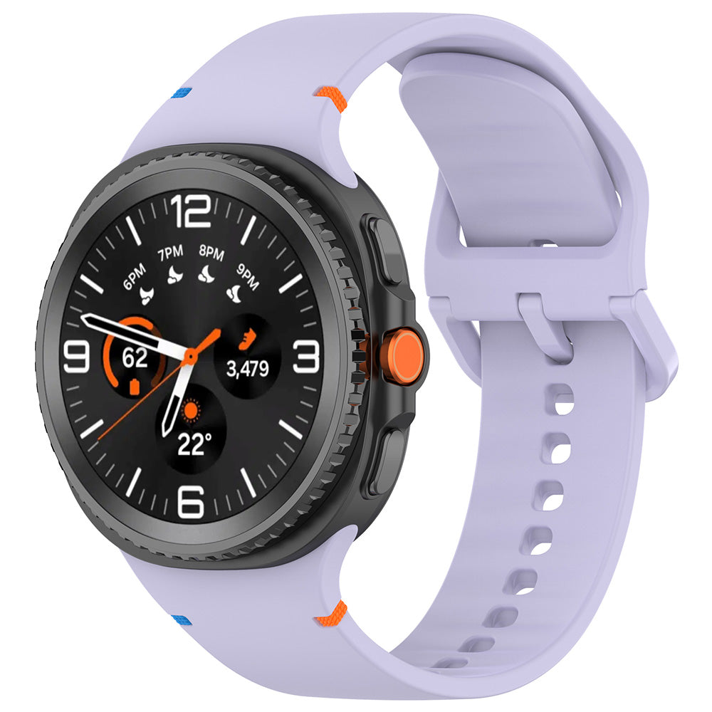 Bracelet Techsuit W079 pour Samsung Galaxy Watch8 / Série Watch8 Classic, Mauve